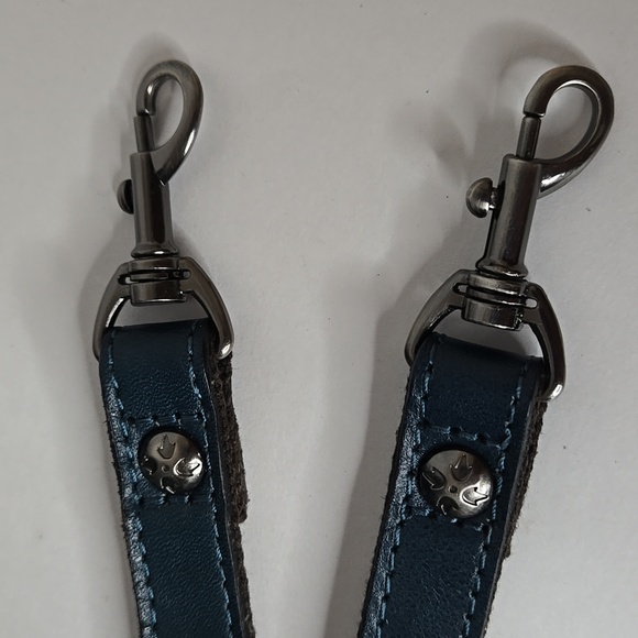 Patricia Nash Leather Backpack, Style P29833, Color Caribbean Blue - Picture 15 of 16